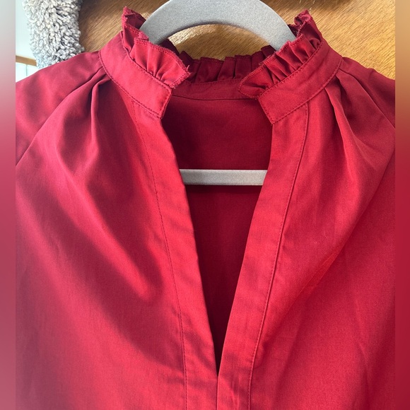 Emery Rose Red Ruffled Dress - Picture 2 of 5